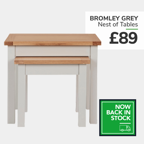 Bromley Grey Nest of Tables